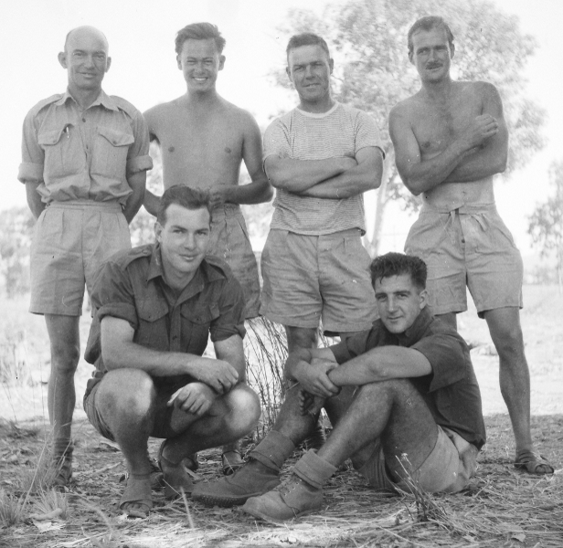    L to R standing: Reg Ford, Phil Lennie, Ted Caspers and Dave Hocking, Front row: Bill Griffiths and Clyde Denton   